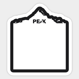 Peak W Sticker